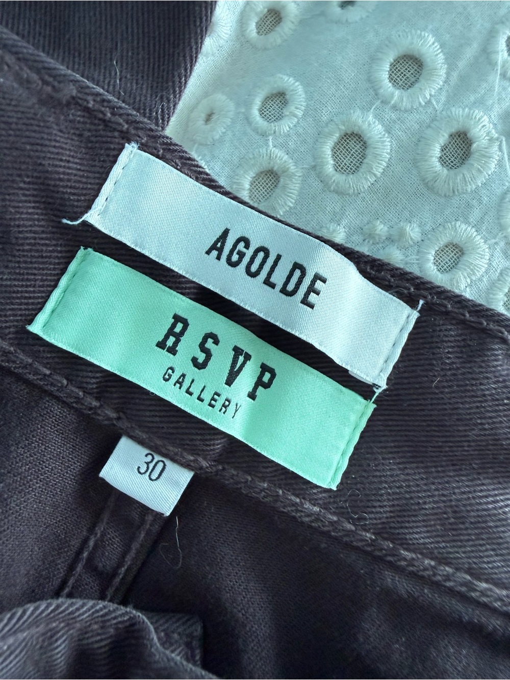 AGOLDE x RSVP Gallery Wilcox Cargo Trousers Pants Brown NEW Size 30 - Picture 4 of 8